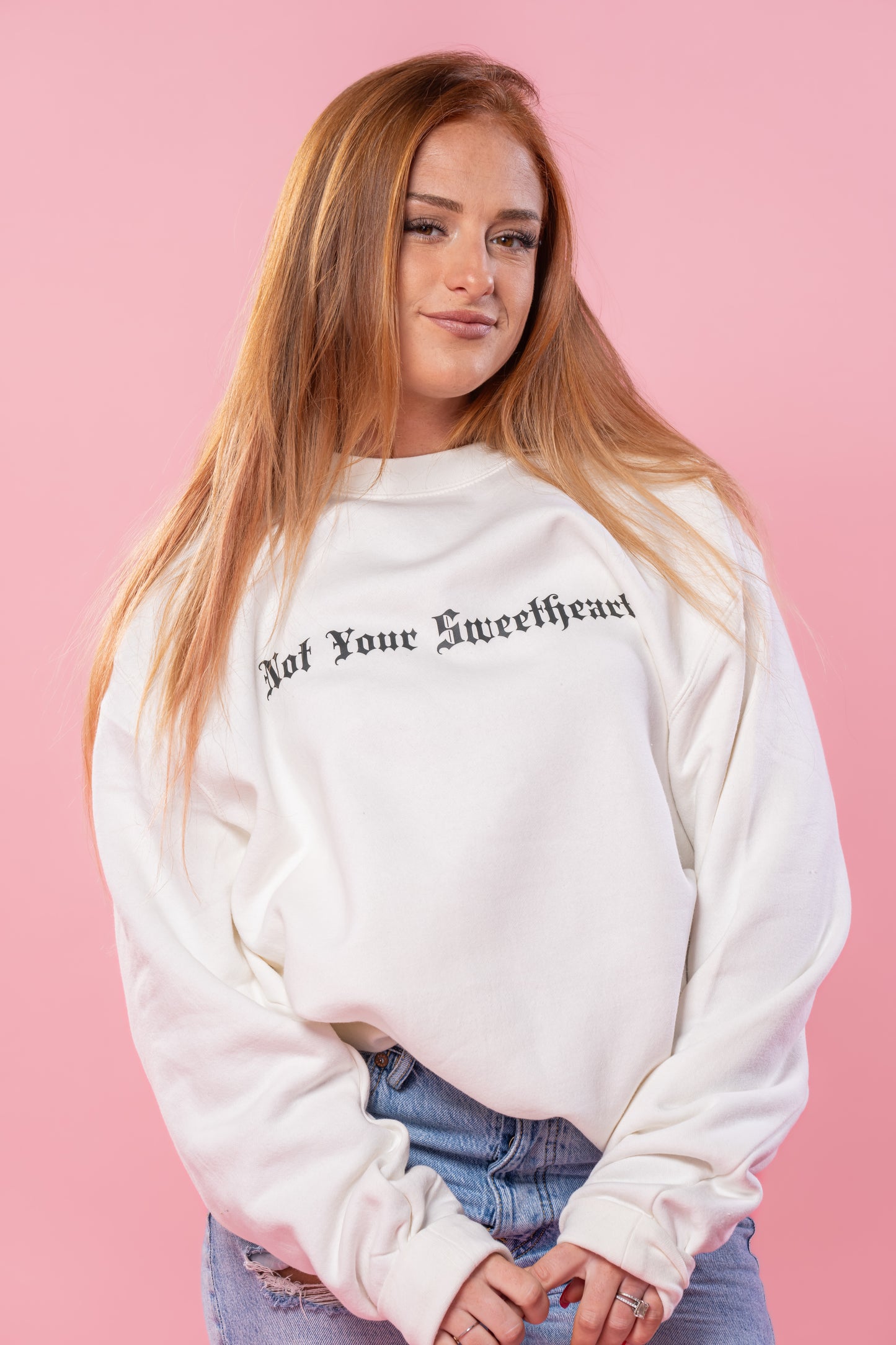 Not Your Sweetheart - Sweatshirt (Creme)