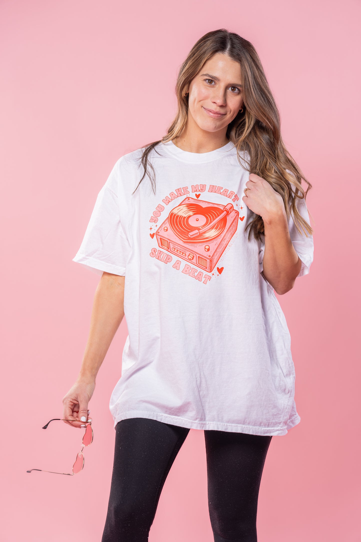 You Make My Heart Skip A Beat - Tee (Vintage White, Short Sleeve)