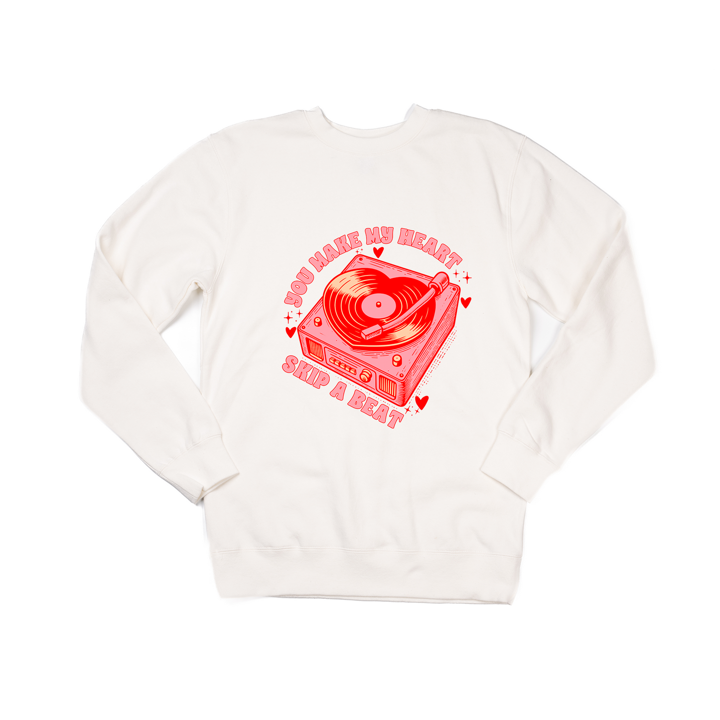 You Make My Heart Skip A Beat - Sweatshirt (Creme)