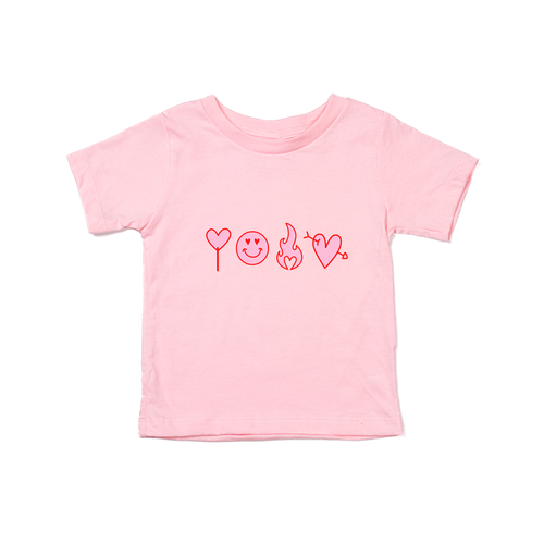 V-Day Things - Kids Tee (Pink)