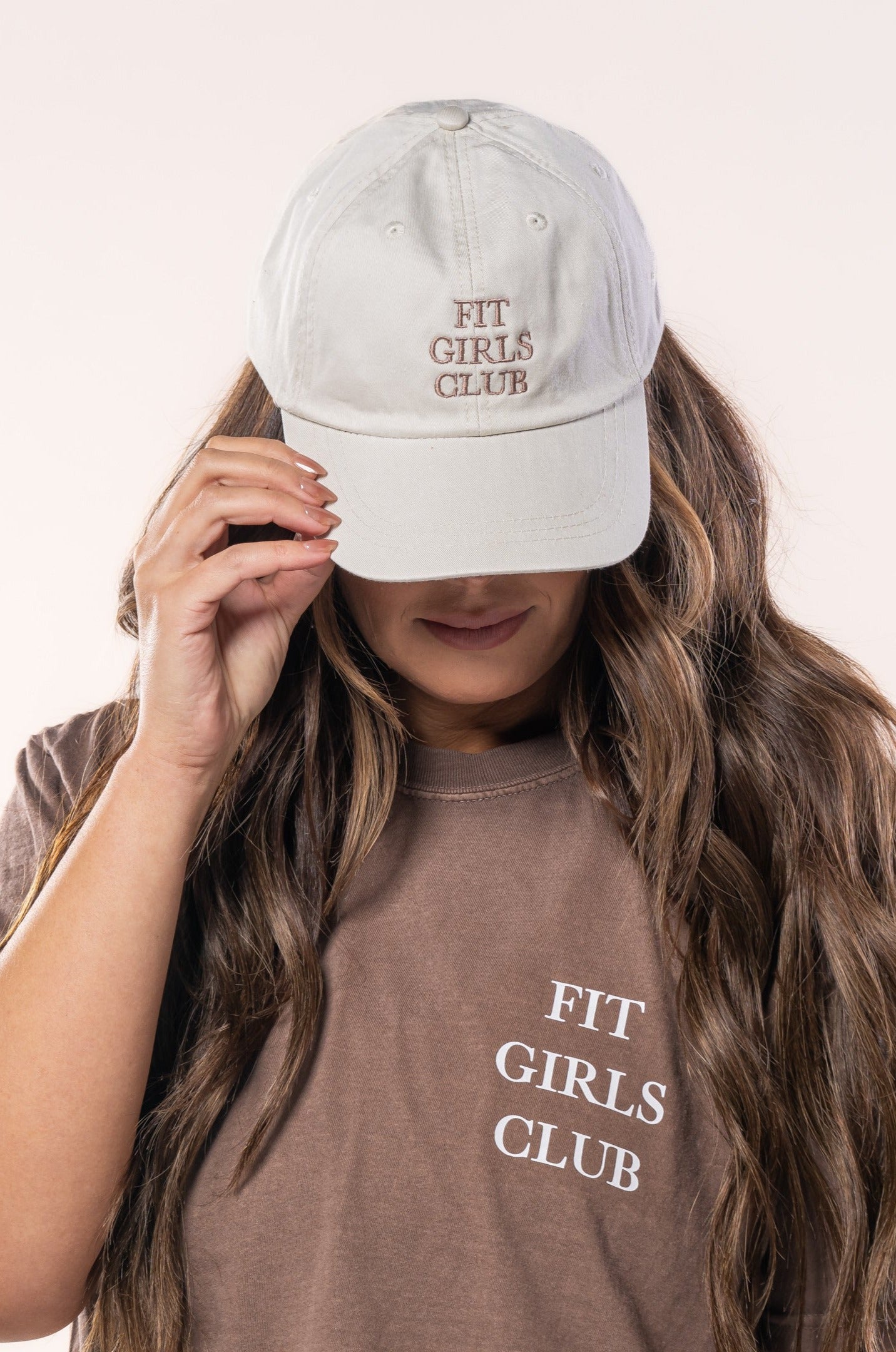 Fit Girls Club - Baseball Hat (Ivory)