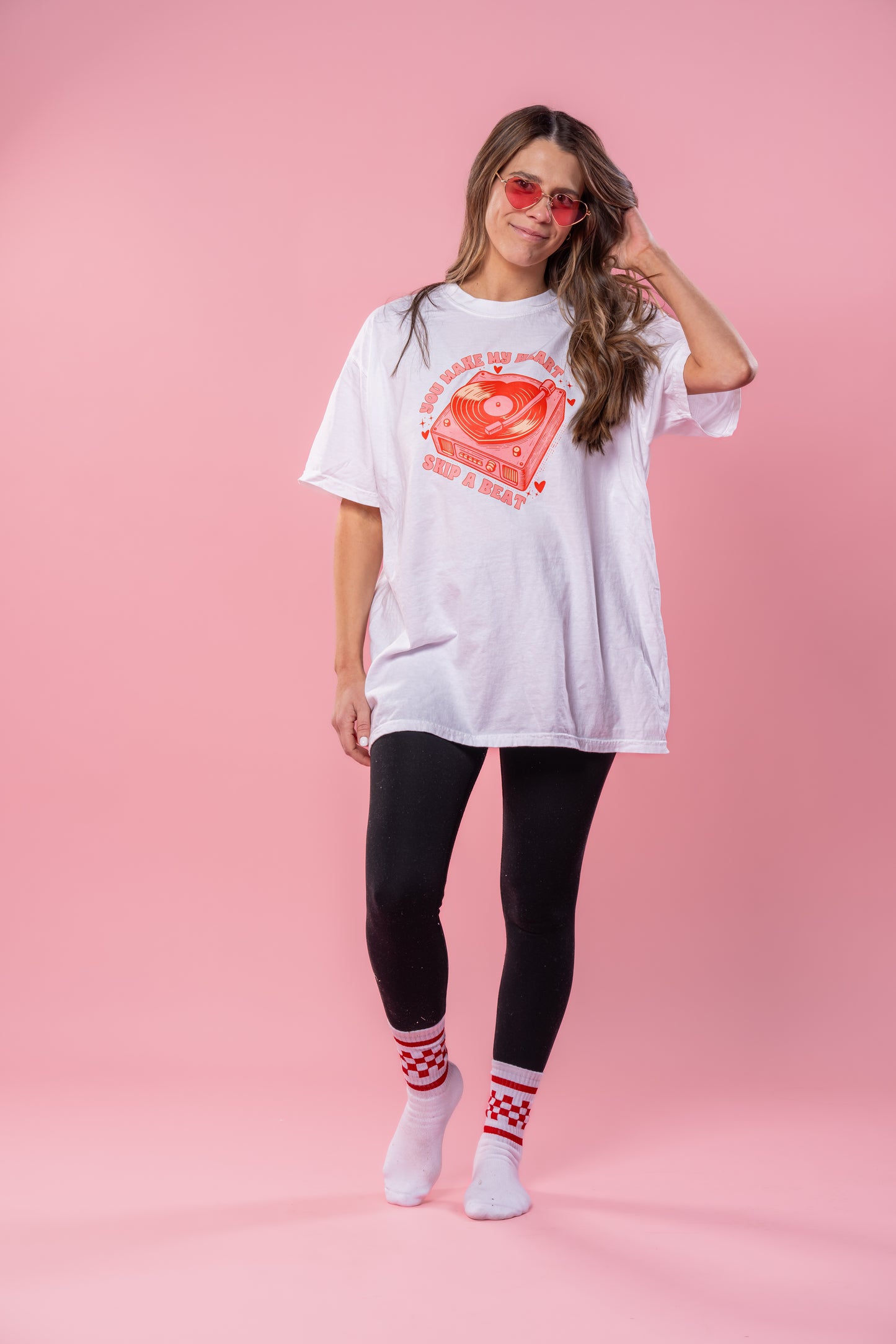 You Make My Heart Skip A Beat - Tee (Vintage White, Short Sleeve)