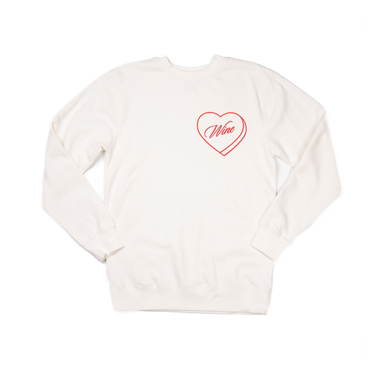 Wine Lover - Sweatshirt (Creme)