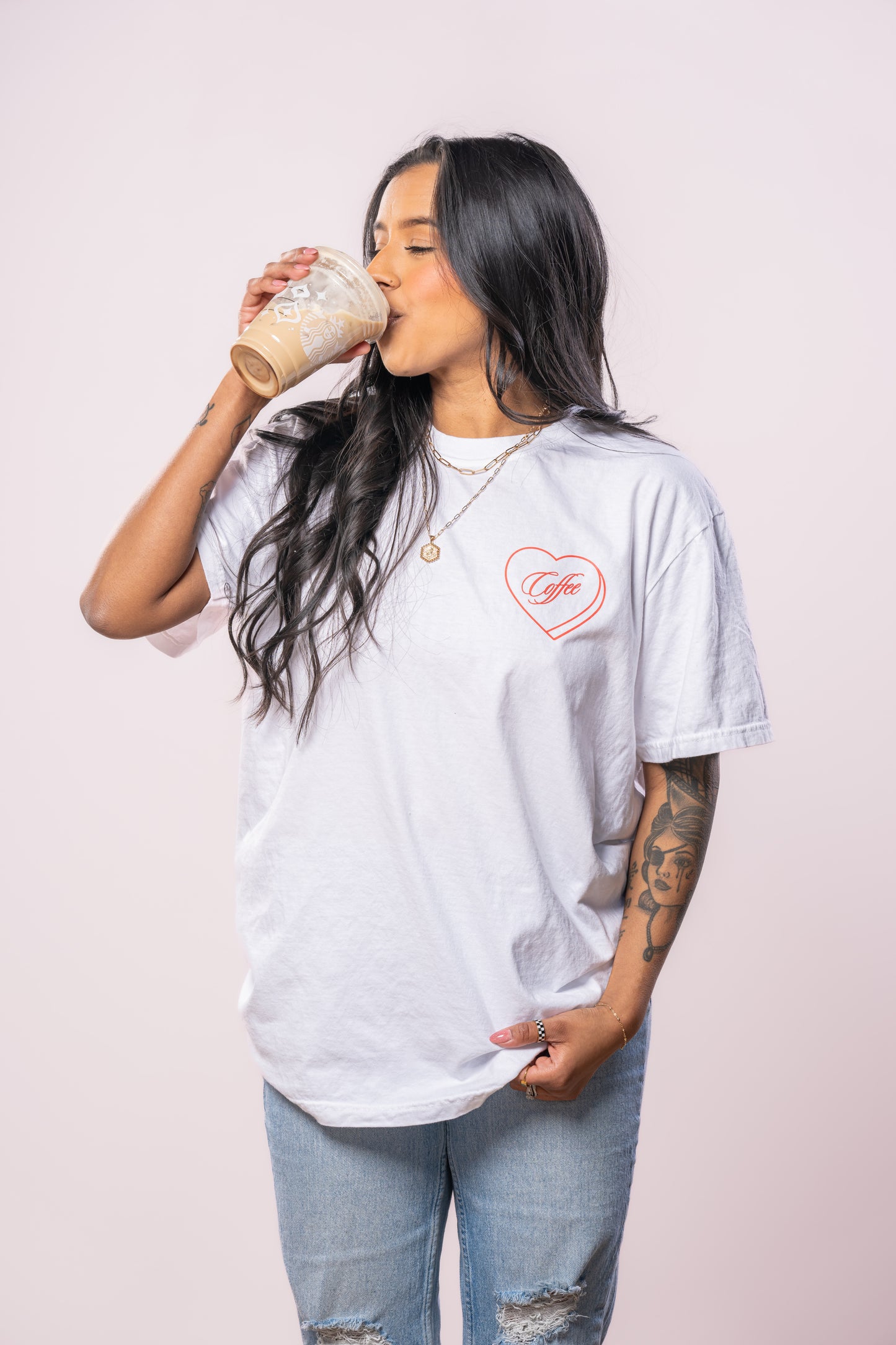 Coffee Lover - Tee (Vintage White, Short Sleeve)