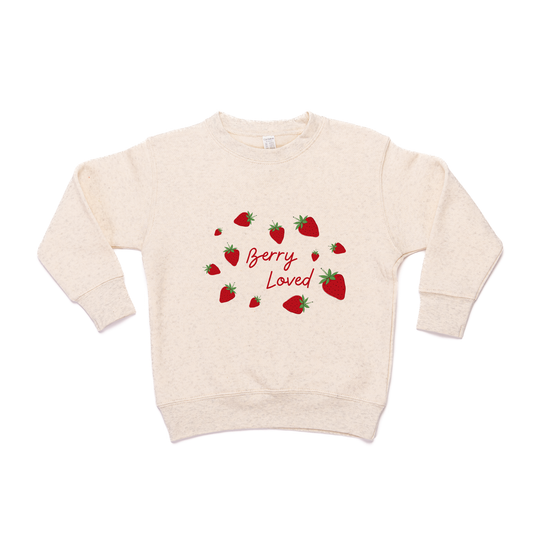 Berry Loved - Kids Sweatshirt (Heather Natural)