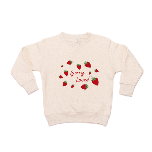 Berry Loved - Kids Sweatshirt (Heather Natural)