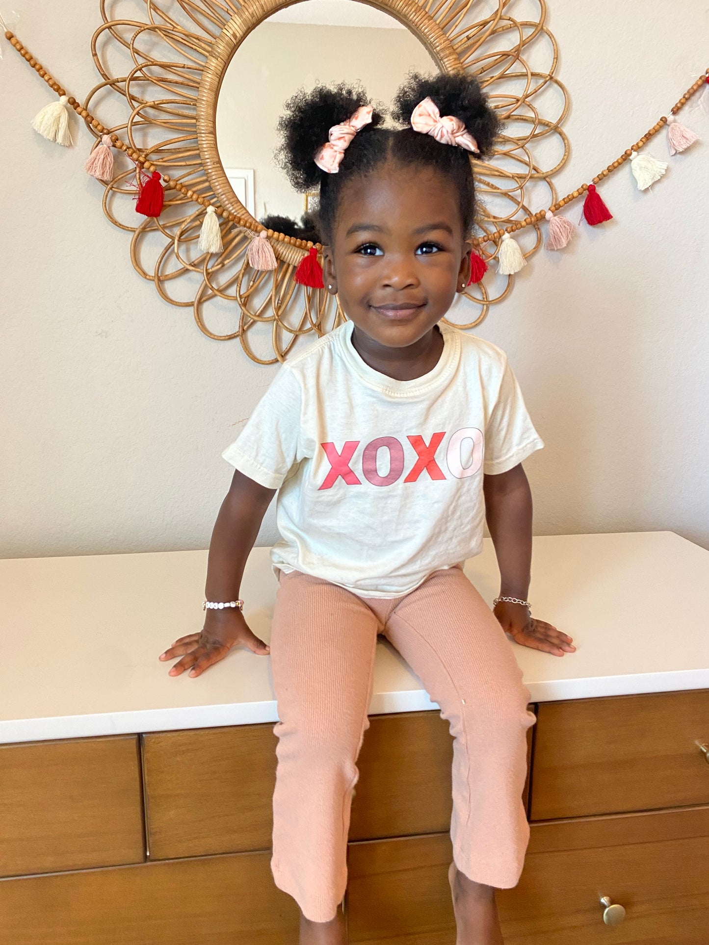 XOXO - Kids Tee (Natural)