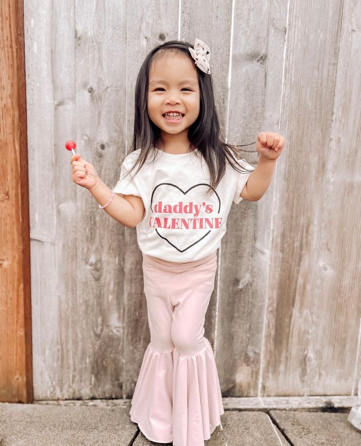 Daddy's Valentine - Kids Tee (Natural)