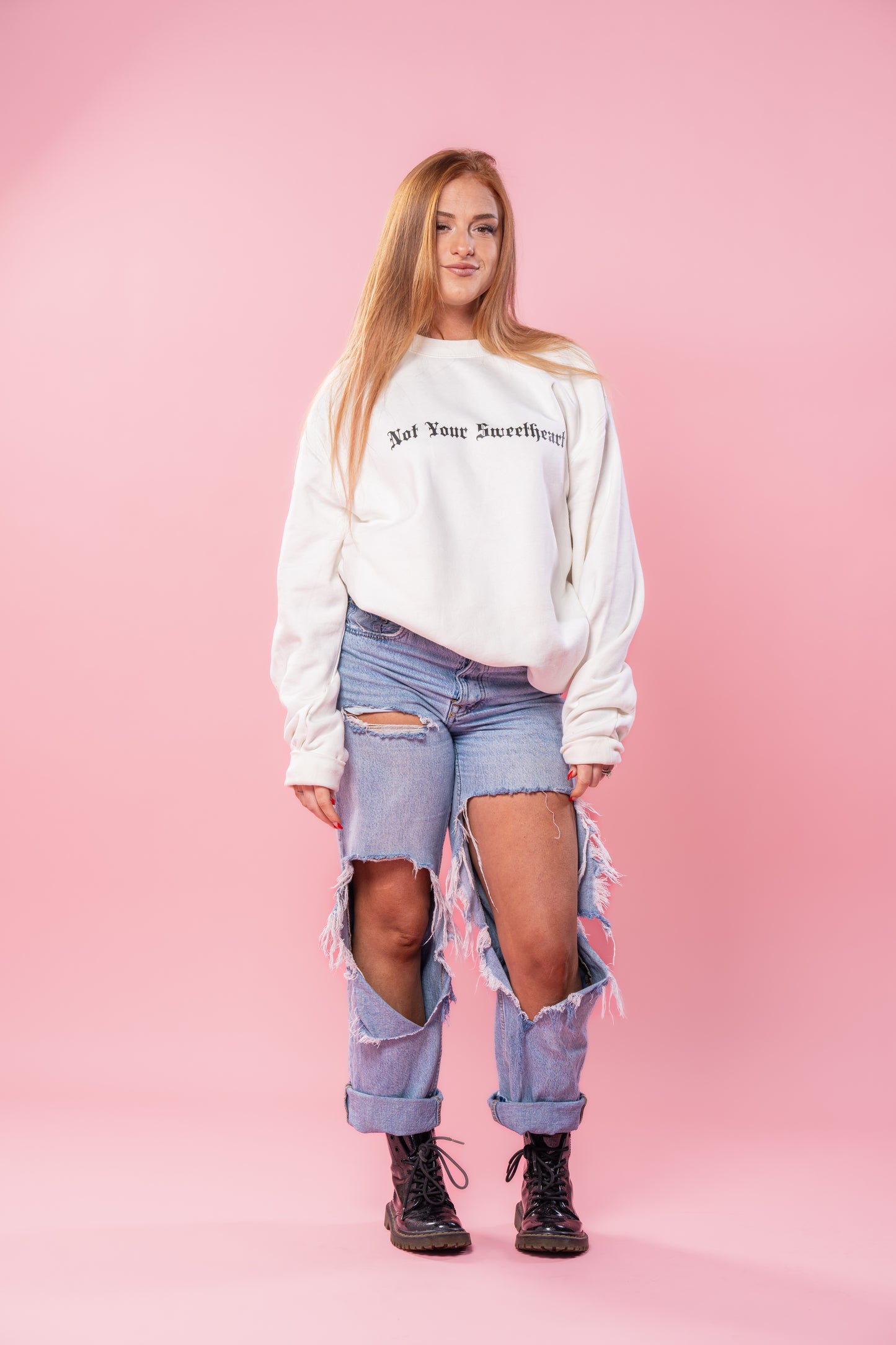 Not Your Sweetheart - Sweatshirt (Creme)