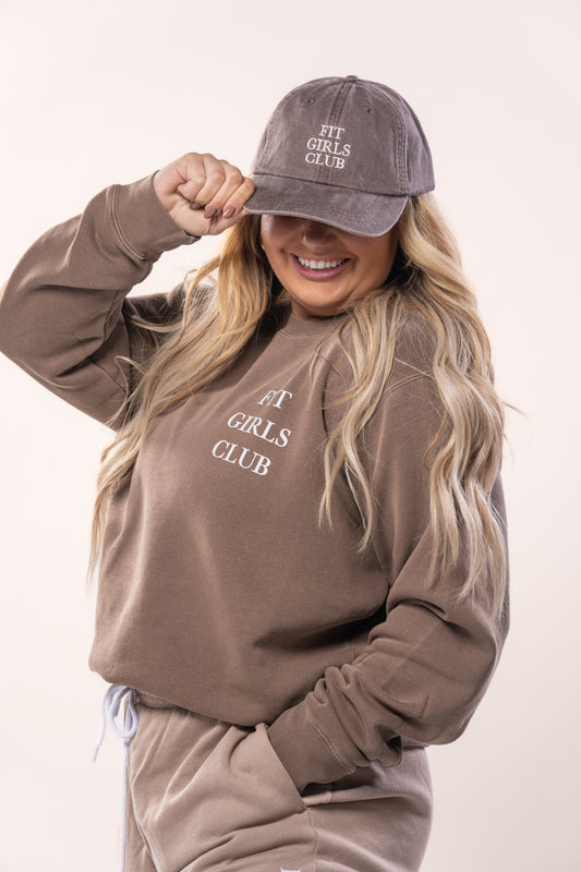 Fit Girls Club - Sweatshirt (Cocoa)