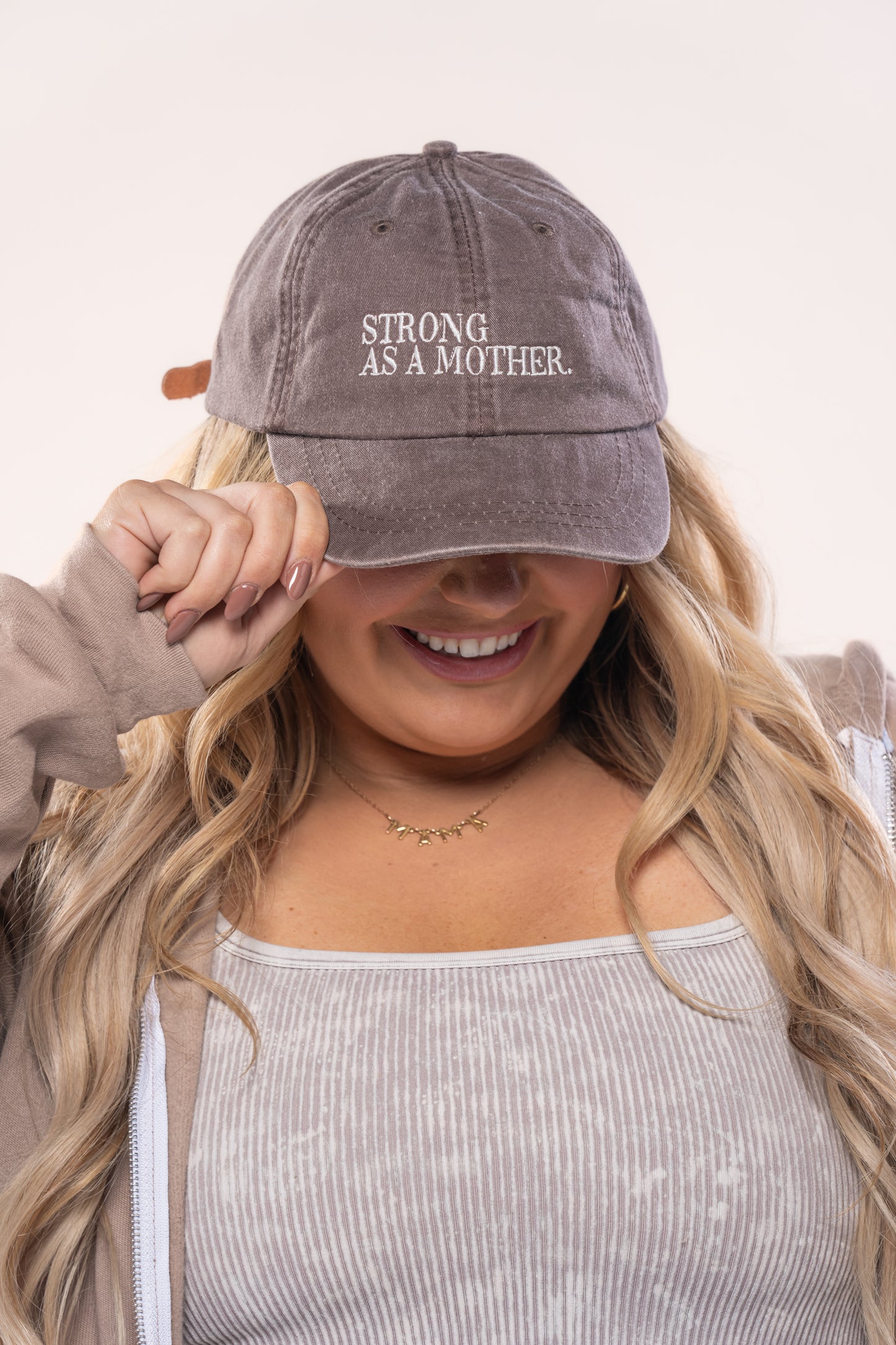 Strong as a Mother - Baseball Hat (Espresso)