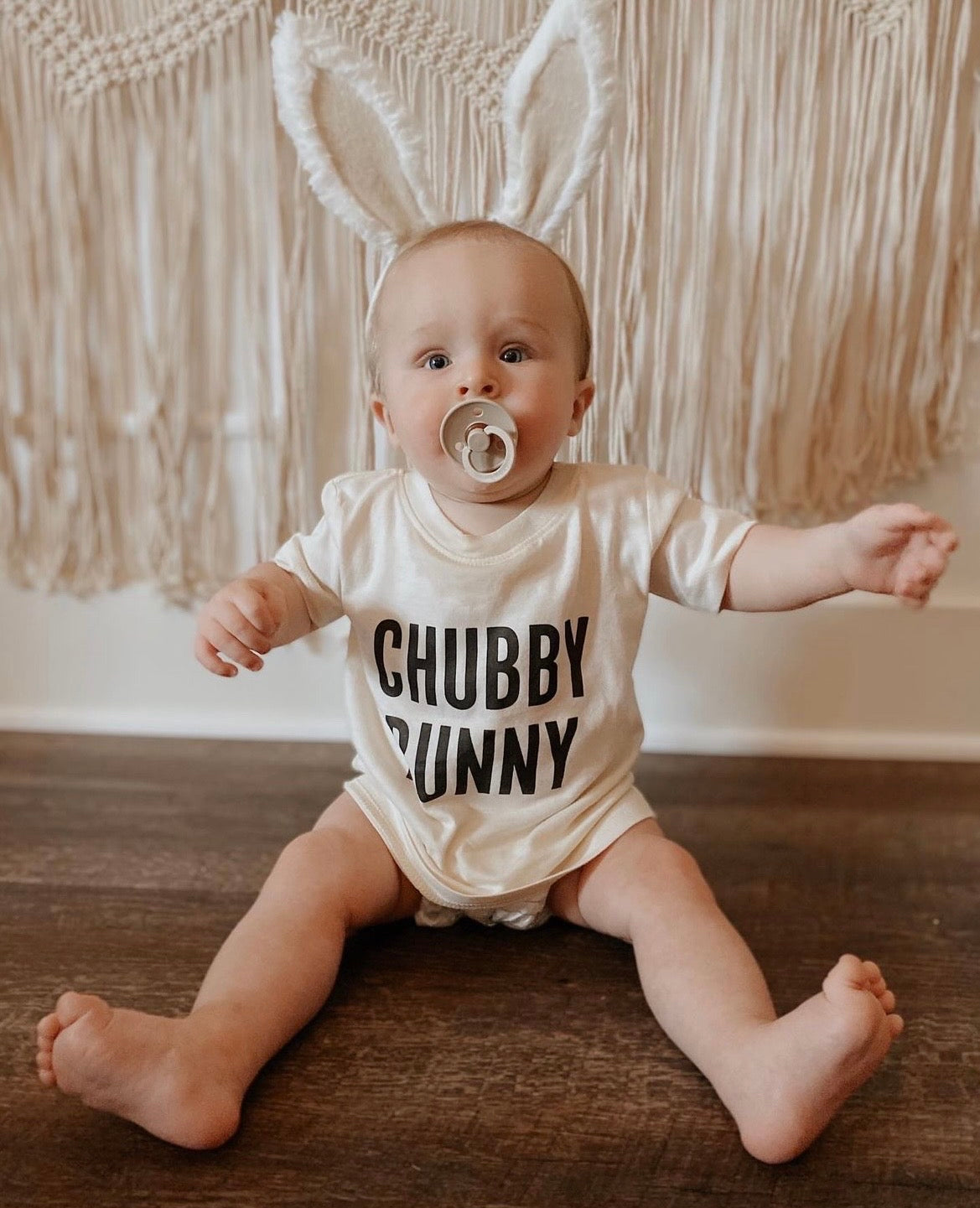 CHUBBY BUNNY - Kids Tee (Natural)