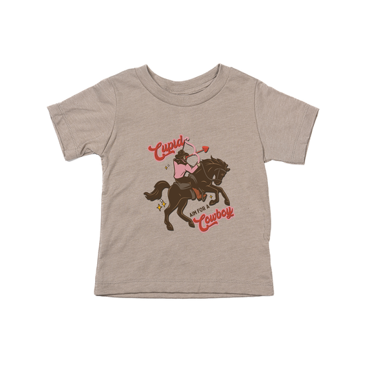 Cupid Aim For A Cowboy - Kids Tee (Pale Moss)