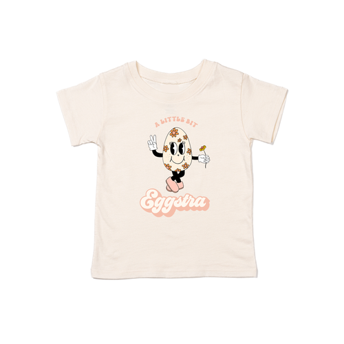 A Little Bit Eggstra - Kids Tee (Natural)