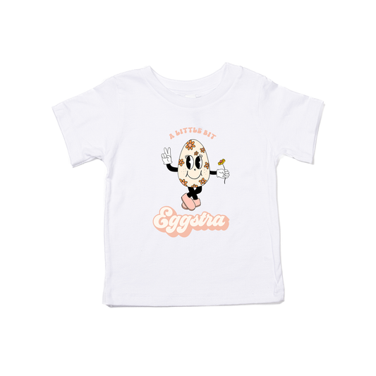 A Little Bit Eggstra - Kids Tee (White)