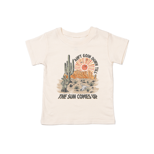 Aint Goin Down Till The Sun Comes Up - Kids Tee (Natural)