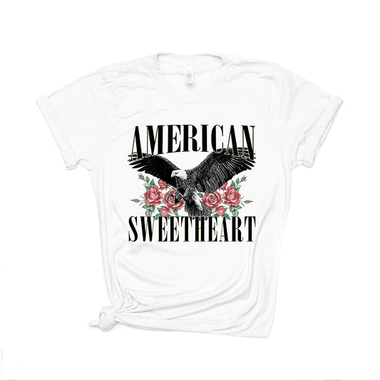 American Sweetheart (Graphic) - Tee (White)