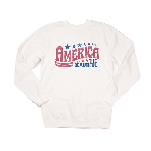 America The Beautiful - Sweatshirt (Creme)
