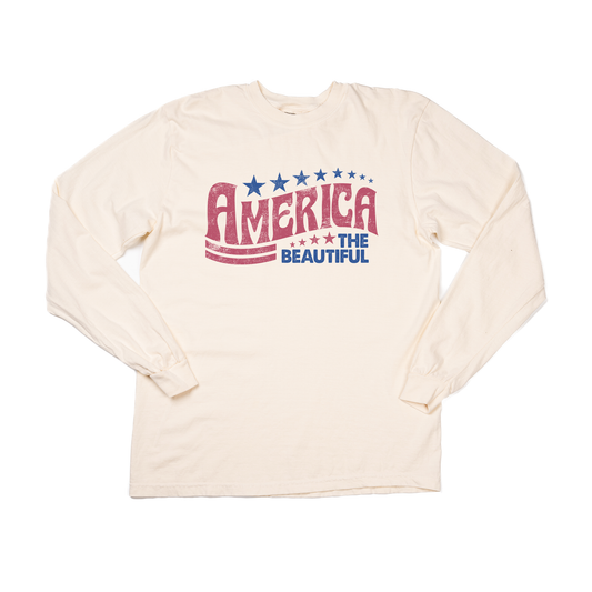 America The Beautiful - Tee (Vintage Natural, Long Sleeve)