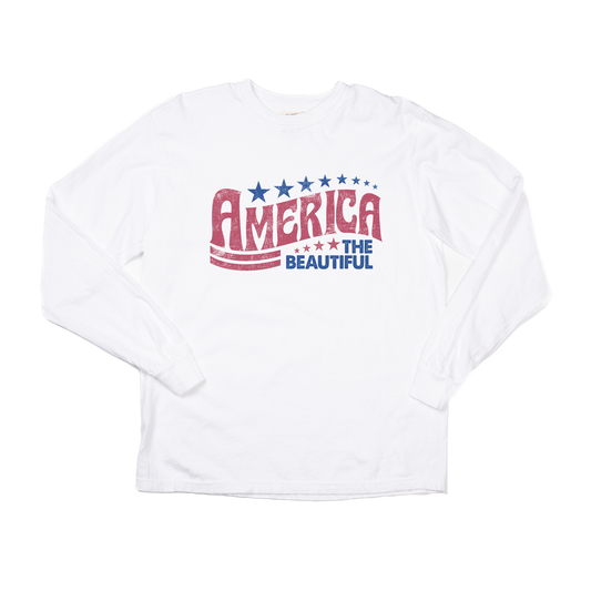 America The Beautiful - Tee (Vintage White, Long Sleeve)
