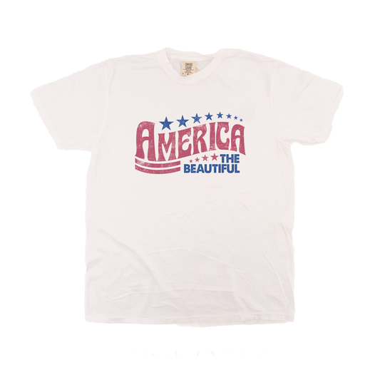 America The Beautiful - Tee (Vintage White, Short Sleeve)