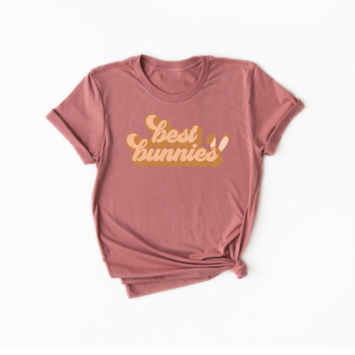 Best Bunnies (Retro) - Tee (Mauve)