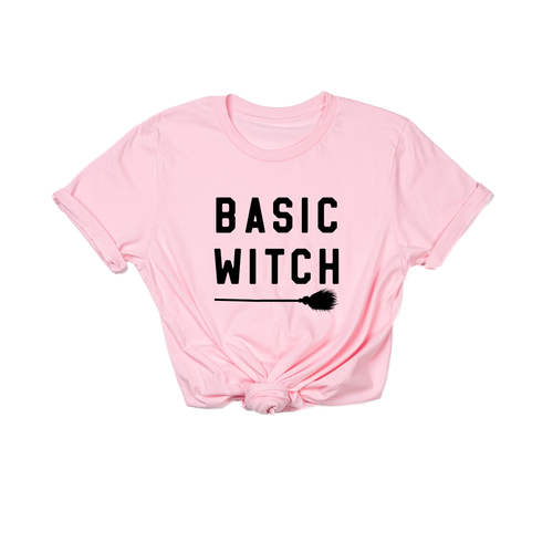 Basic Witch (Black) - Tee (Pink)