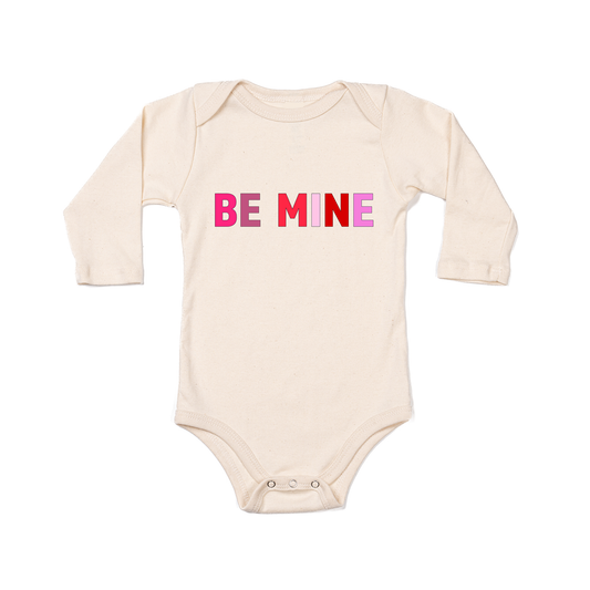 BE MINE - Bodysuit (Natural, Long Sleeve)