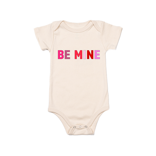 BE MINE - Bodysuit (Natural, Short Sleeve)