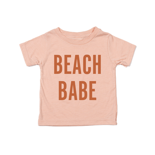 BEACH BABE (Rust) - Kids Tee (Peach)