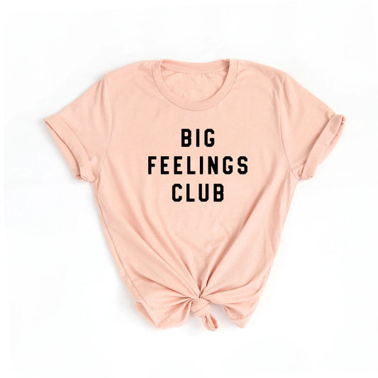Big Feelings Club - Tee (Peach)