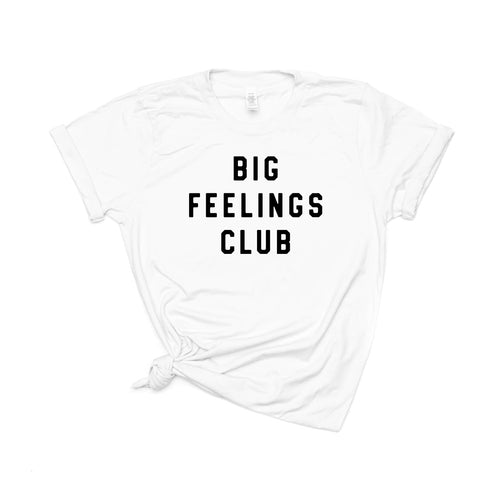 Big Feelings Club - Tee (White)