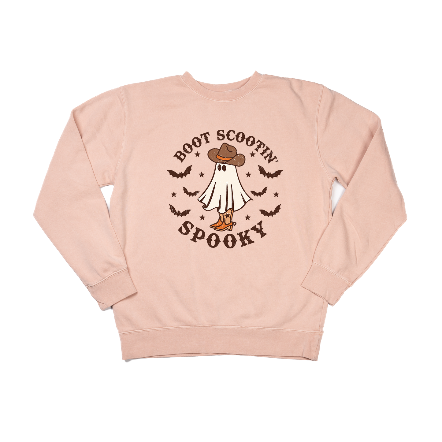 Boot Scootin' Spooky - Sweatshirt (Dusty Peach)