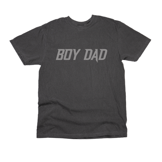 Boy Dad® (Metal, Light Gray) - Tee (Smoke)