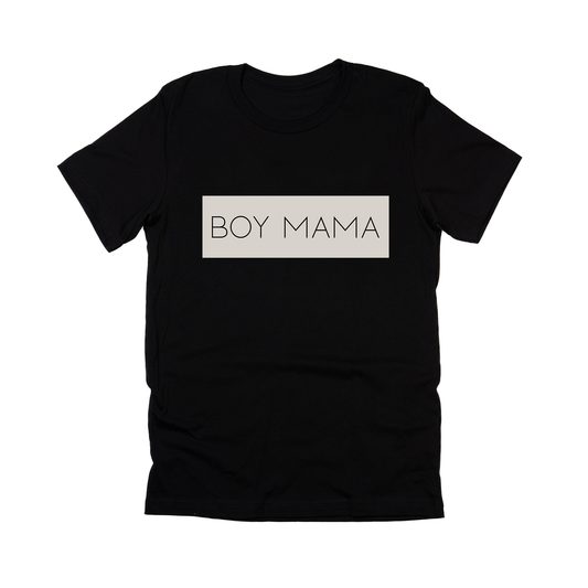 Boy Mama (Boxed Collection, Stone Box/Black Text) - Tee (Black)