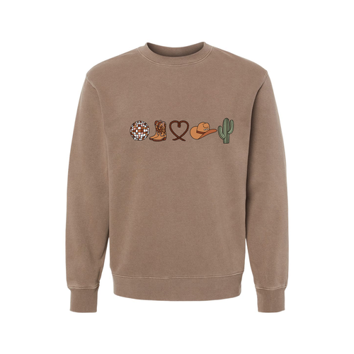 Western Love - Sweatshirt (Cocoa)