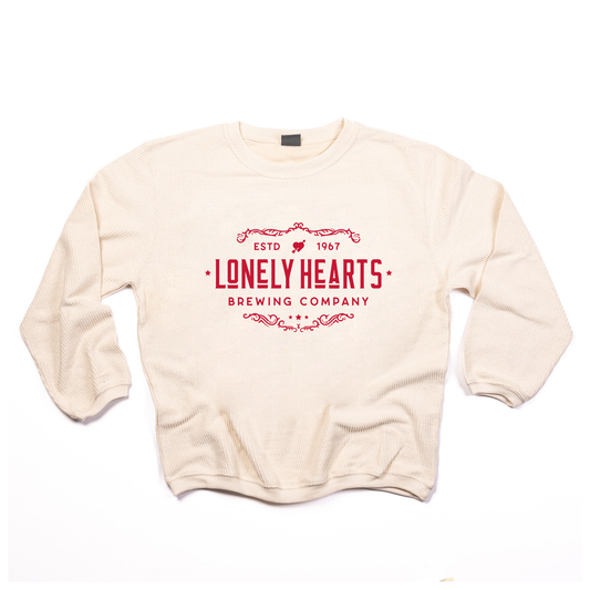 Lonely Hearts Brewing Co. - Corded Sweatshirt (Ivory)