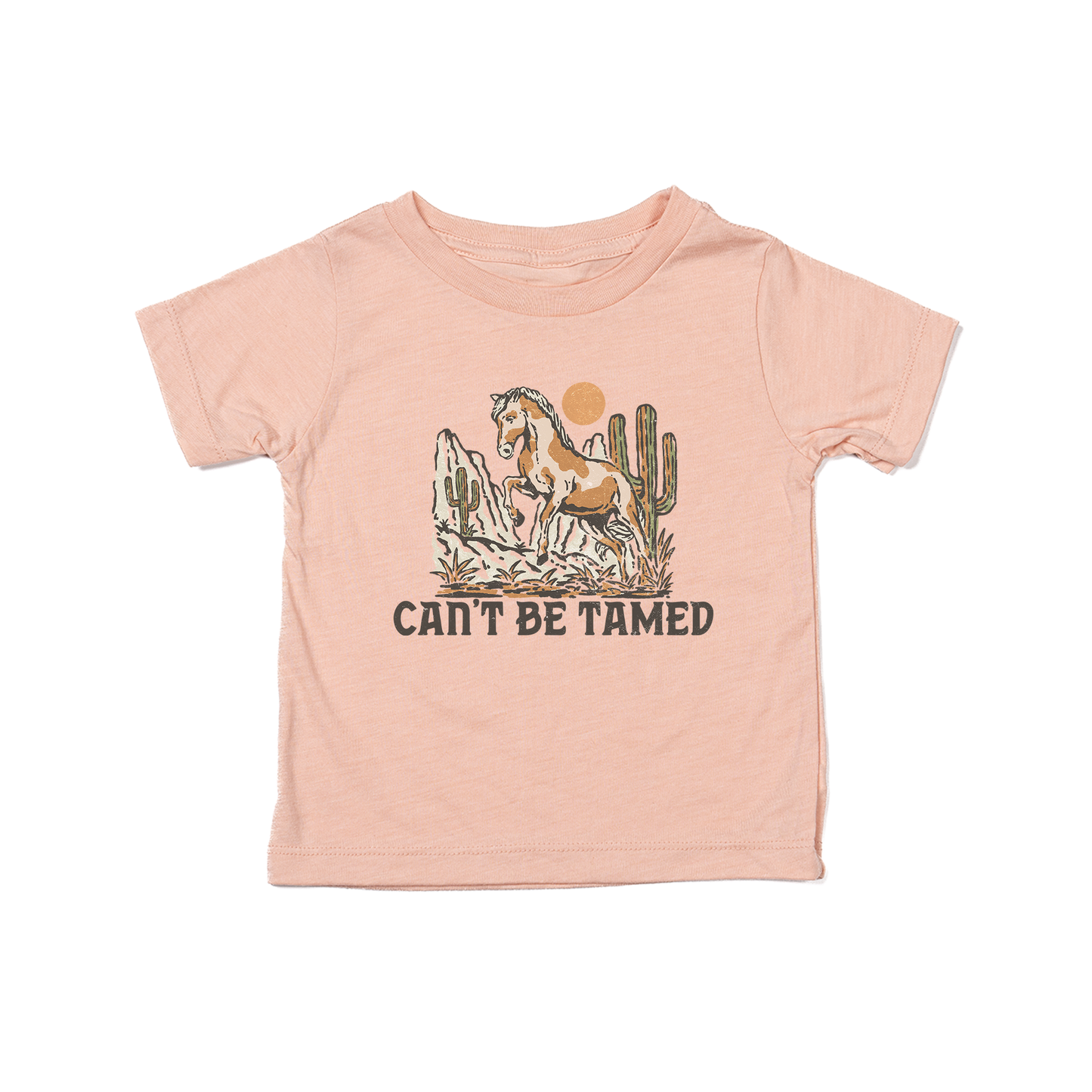 Can't Be Tamed - Kids Tee (Peach)