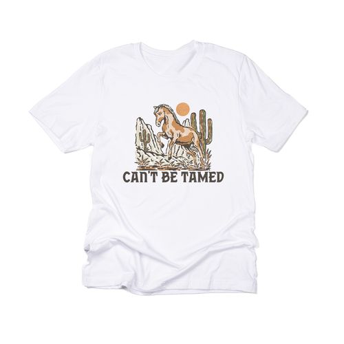 Can't Be Tamed - Tee (Vintage White, Short Sleeve)