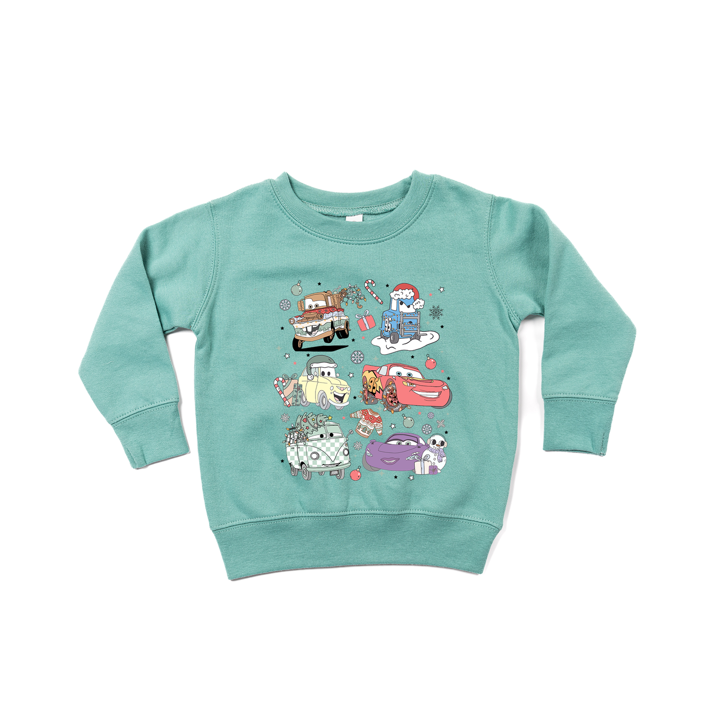 Cars Christmas (Festive Friends) - Kids Sweatshirt (Saltwater) – Aspen ...