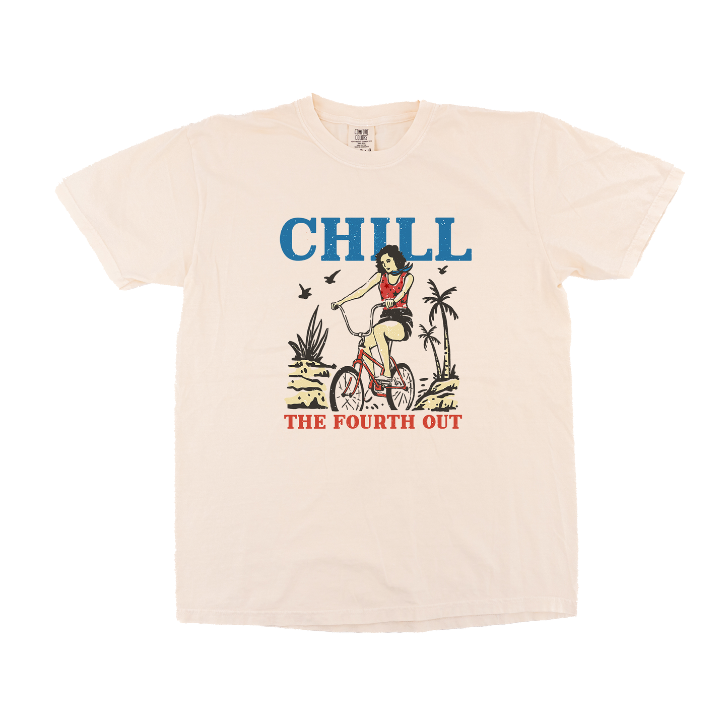 Chill the Fourth Out - Tee (Vintage Natural, Short Sleeve)