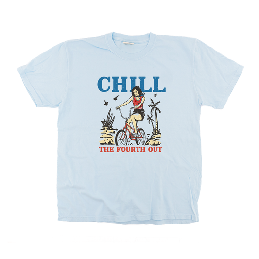 Chill the Fourth Out - Tee (Pale Blue)