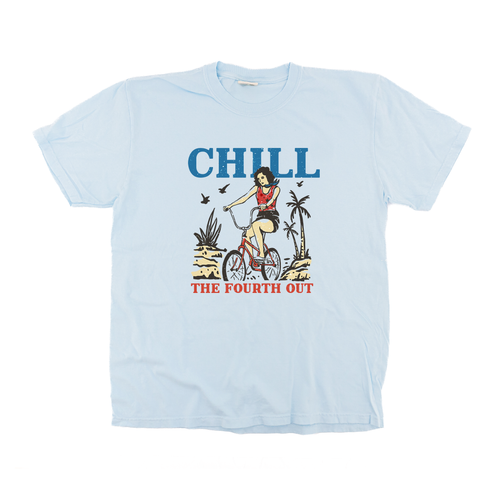 Chill the Fourth Out - Tee (Pale Blue)