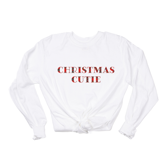 Christmas Cutie - Tee (Vintage White, Long Sleeve)