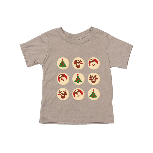 Christmas Sugar Cookies (Stacked) - Kids Tee (Pale Moss)