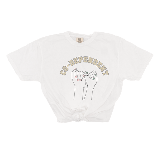 Co-Dependent Pinky Promise - Tee (Vintage White, Short Sleeve)