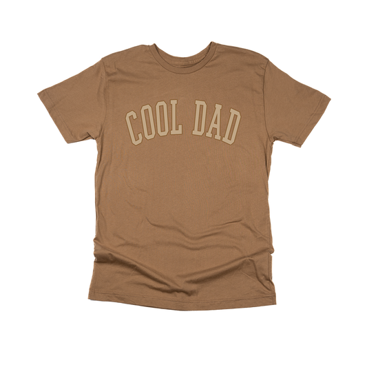 Cool Dad (Tan Varsity) - Tee (Coyote Brown)