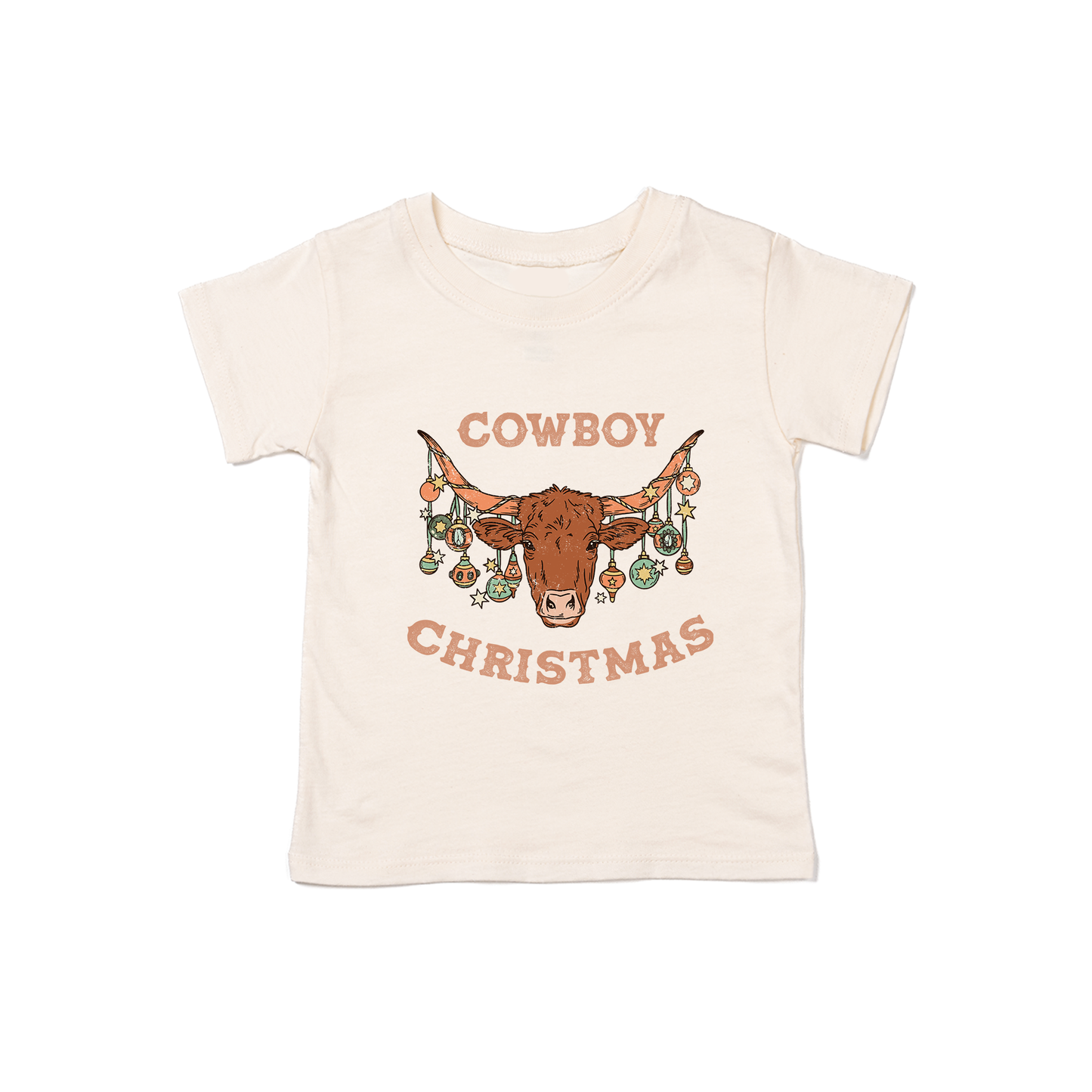 Cowboy Christmas - Kids Tee (Natural)