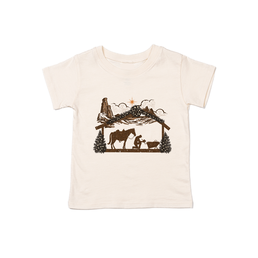 Cowboy Manger - Kids Tee (Natural)