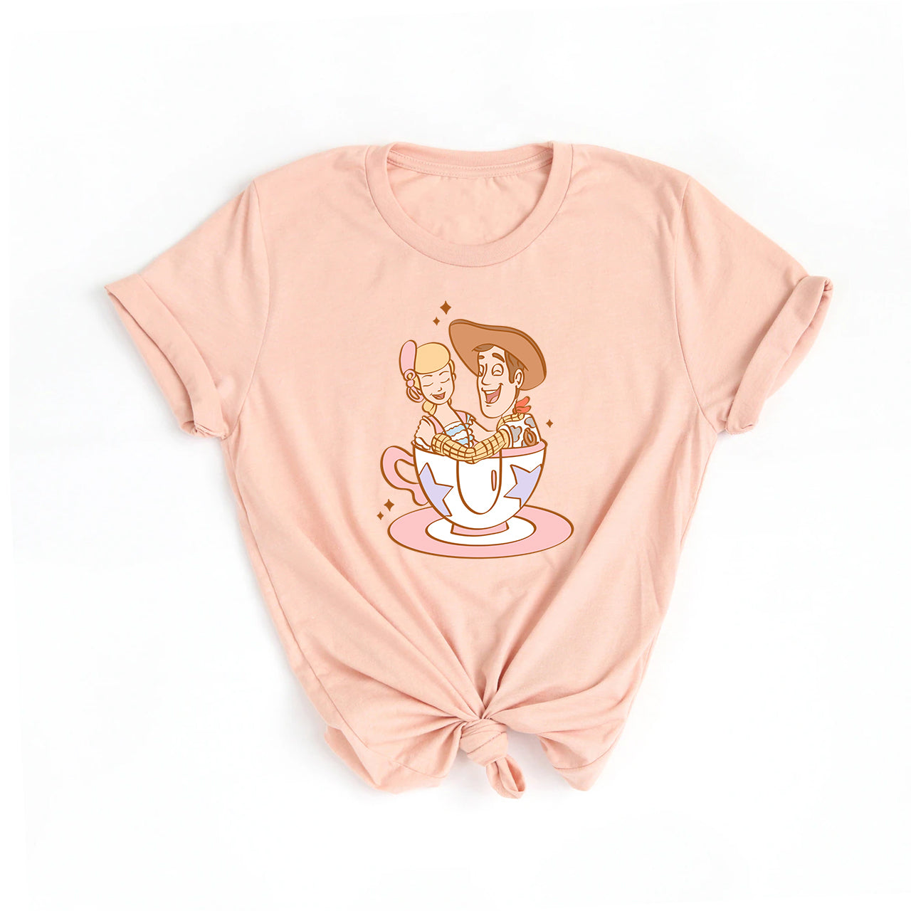 Cowboy Teacup - Tee (Peach)